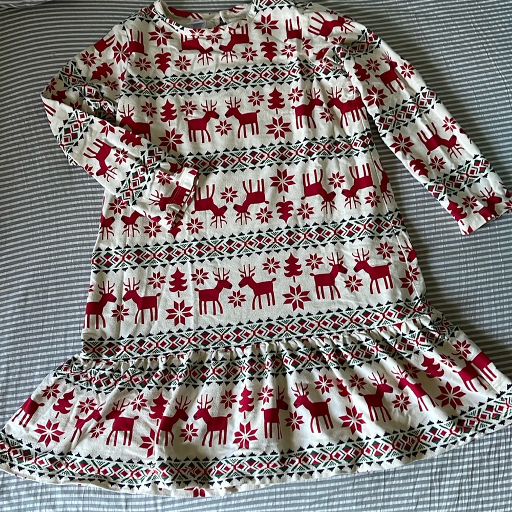 Hanna Andersson holiday dress size 12 NEVER WORN long sleeve